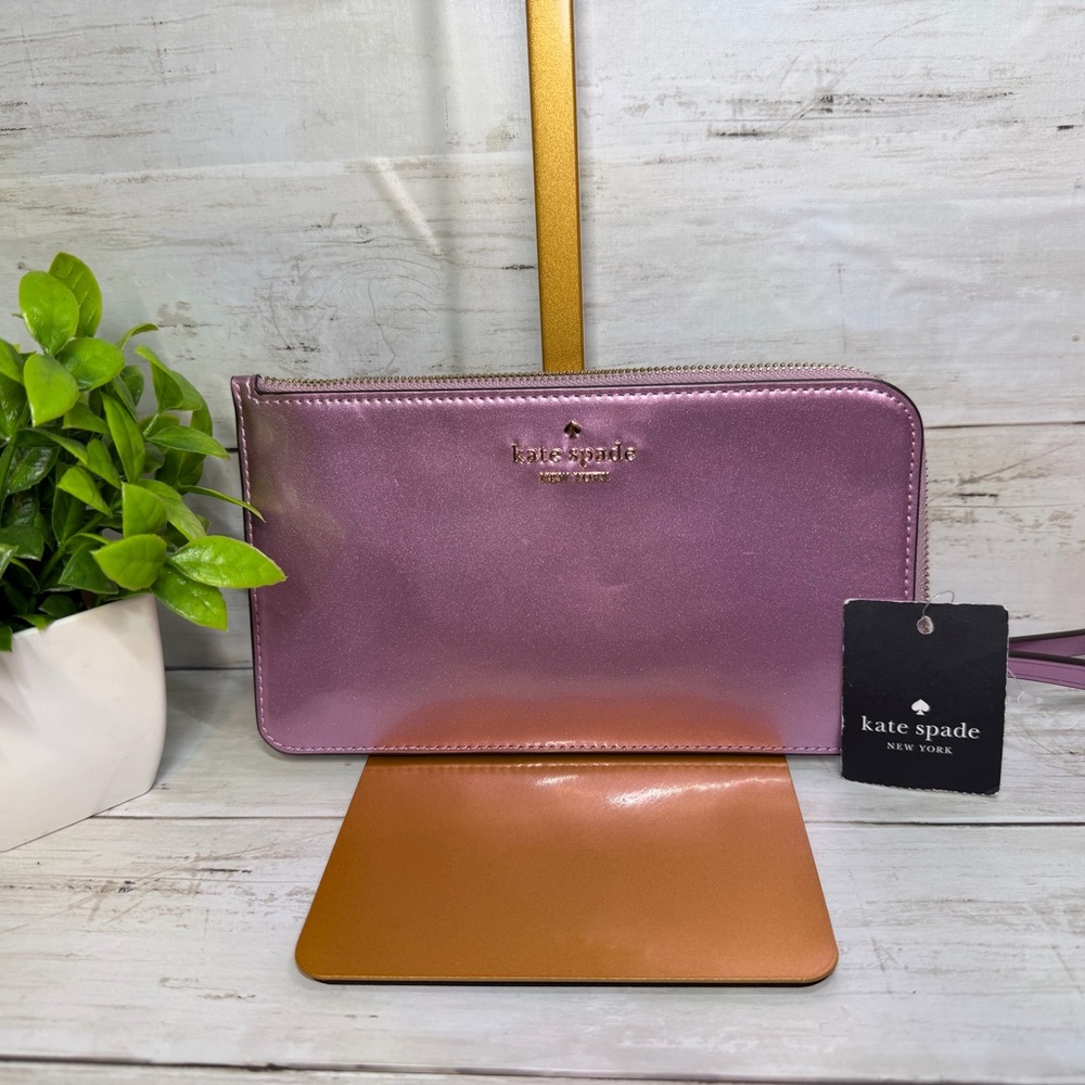Kate Spade Metallic Pink Wallet